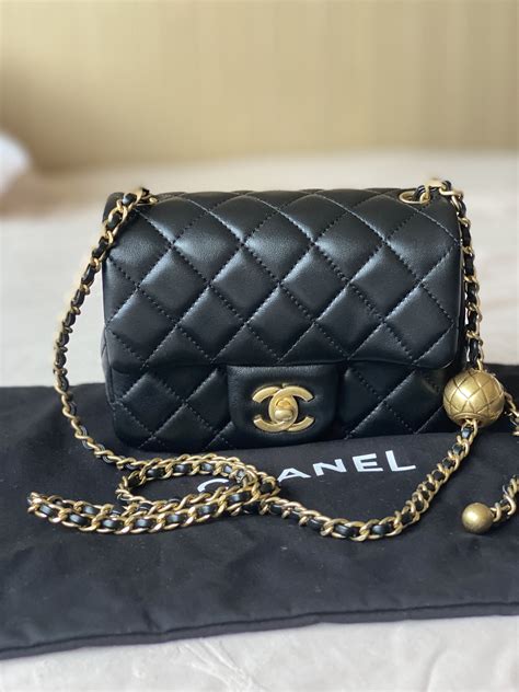 17 chanel mini square drop strap length|chanel mini bag.